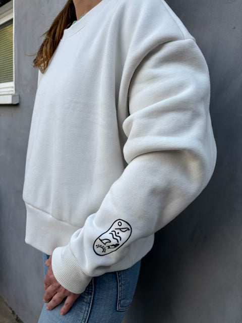 Women's signature sweatshirt - Bone