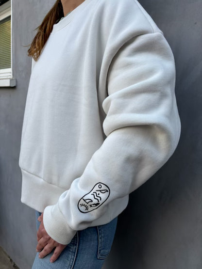 Women's signature sweatshirt - Bone