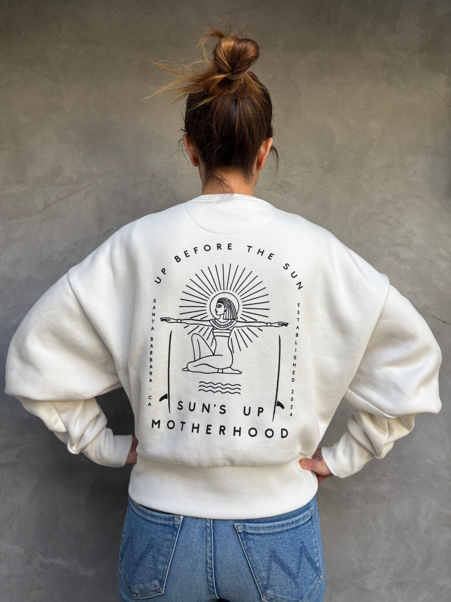 Women's signature sweatshirt - Bone